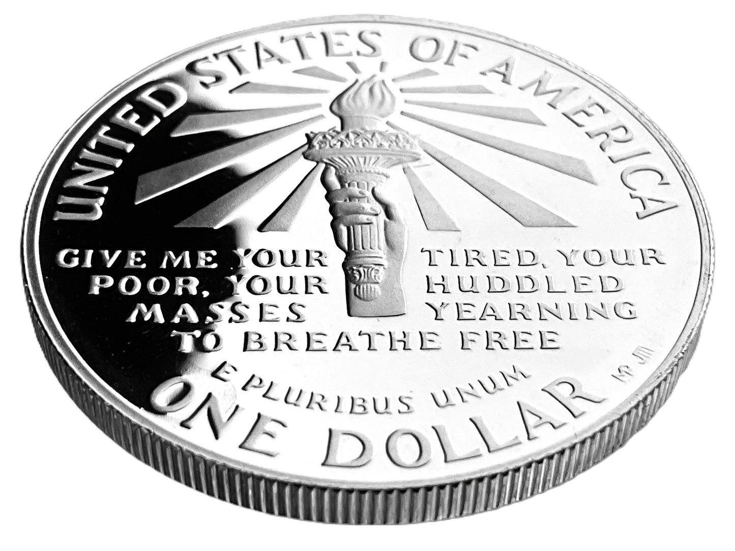 .7734 ozt Statue of Liberty Silver Coin $1