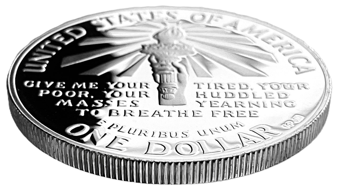 .7734 ozt Statue of Liberty Silver Coin $1