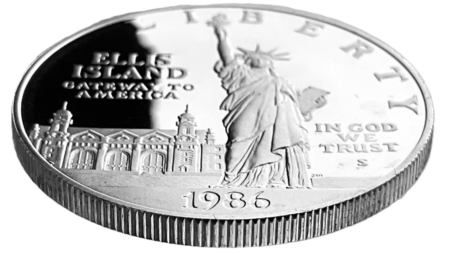 .7734 ozt Statue of Liberty Silver Coin $1
