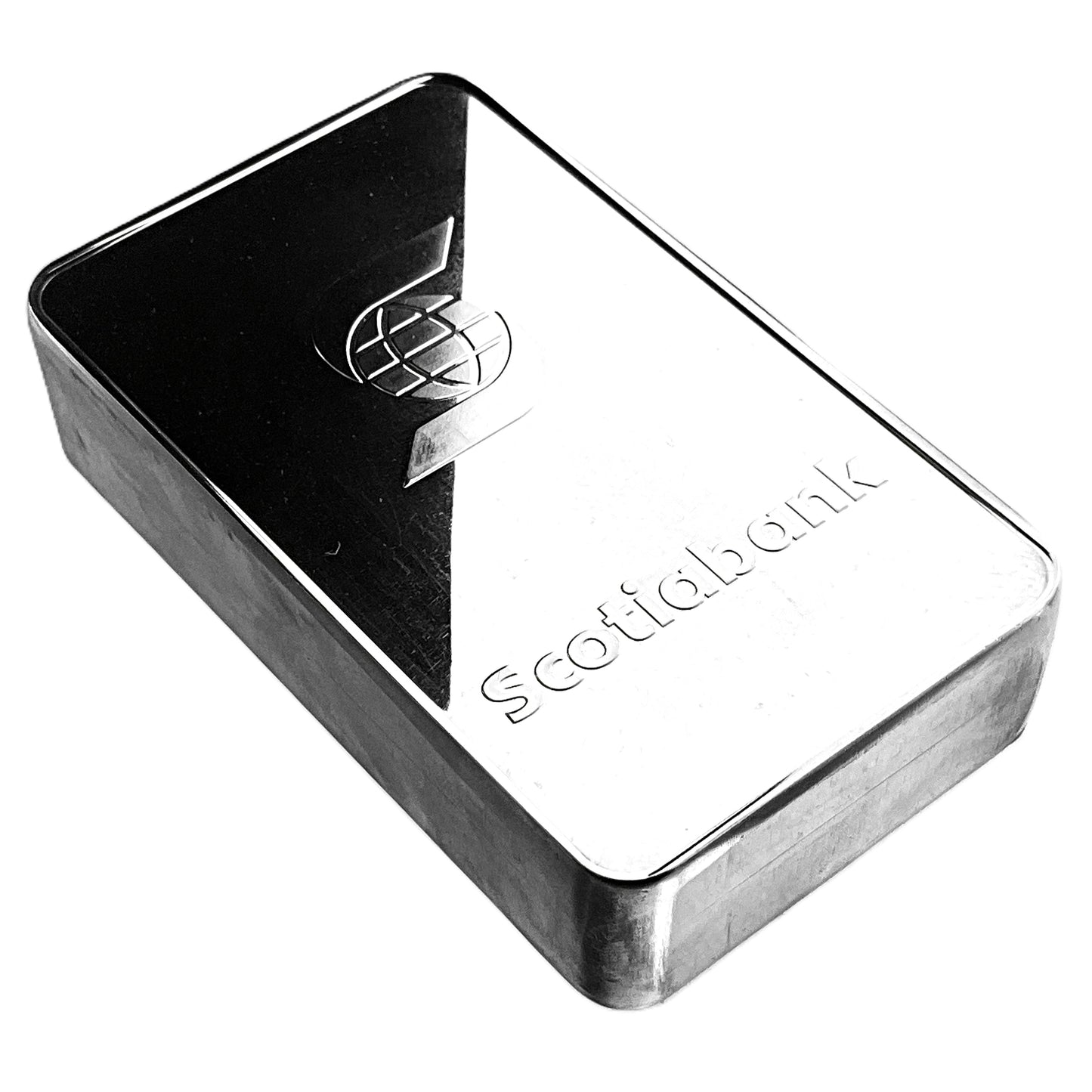 100 ozt Scotiabank 999 Silver Ingot Bar