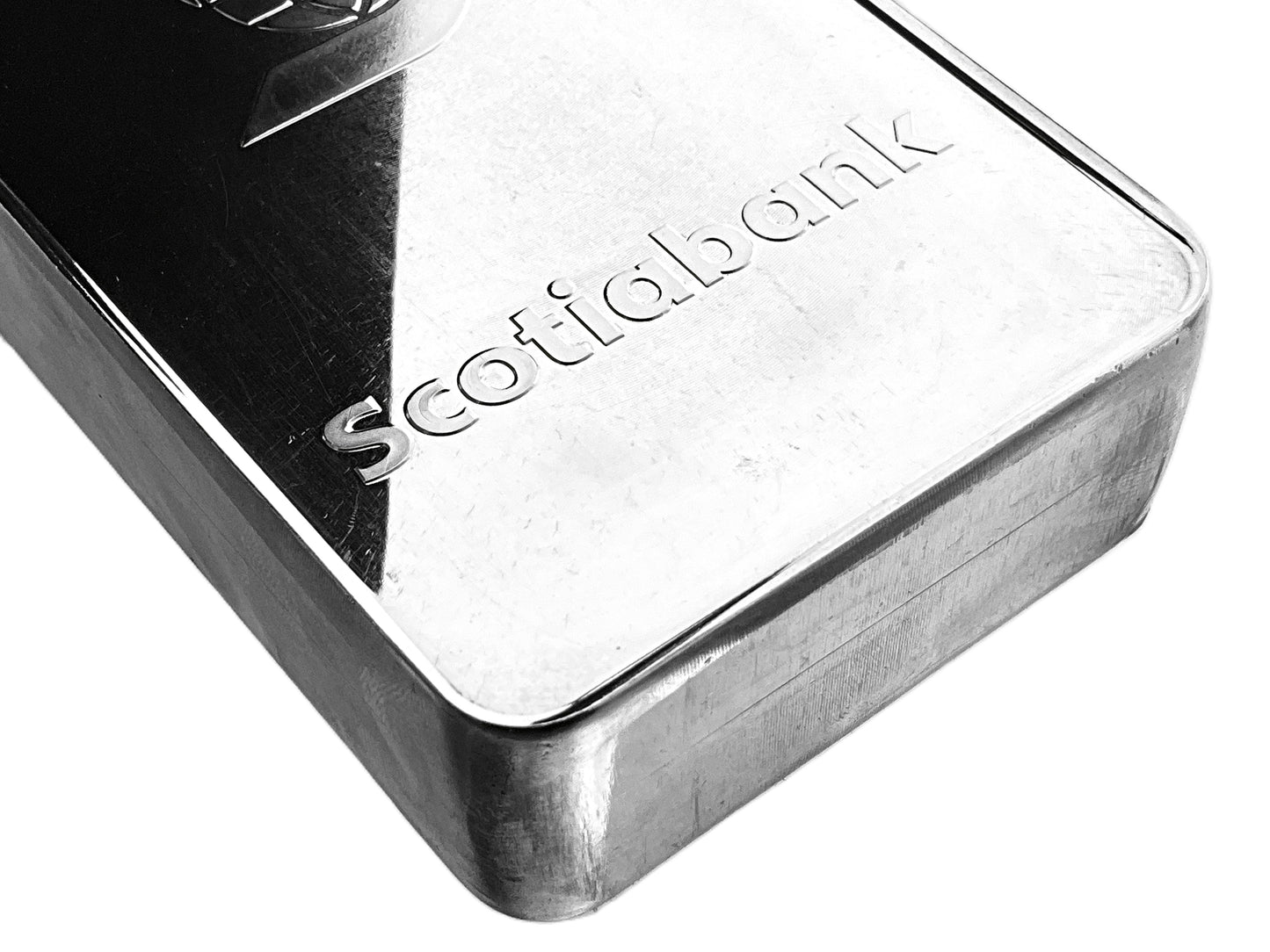 100 ozt Scotiabank 999 Silver Ingot Bar
