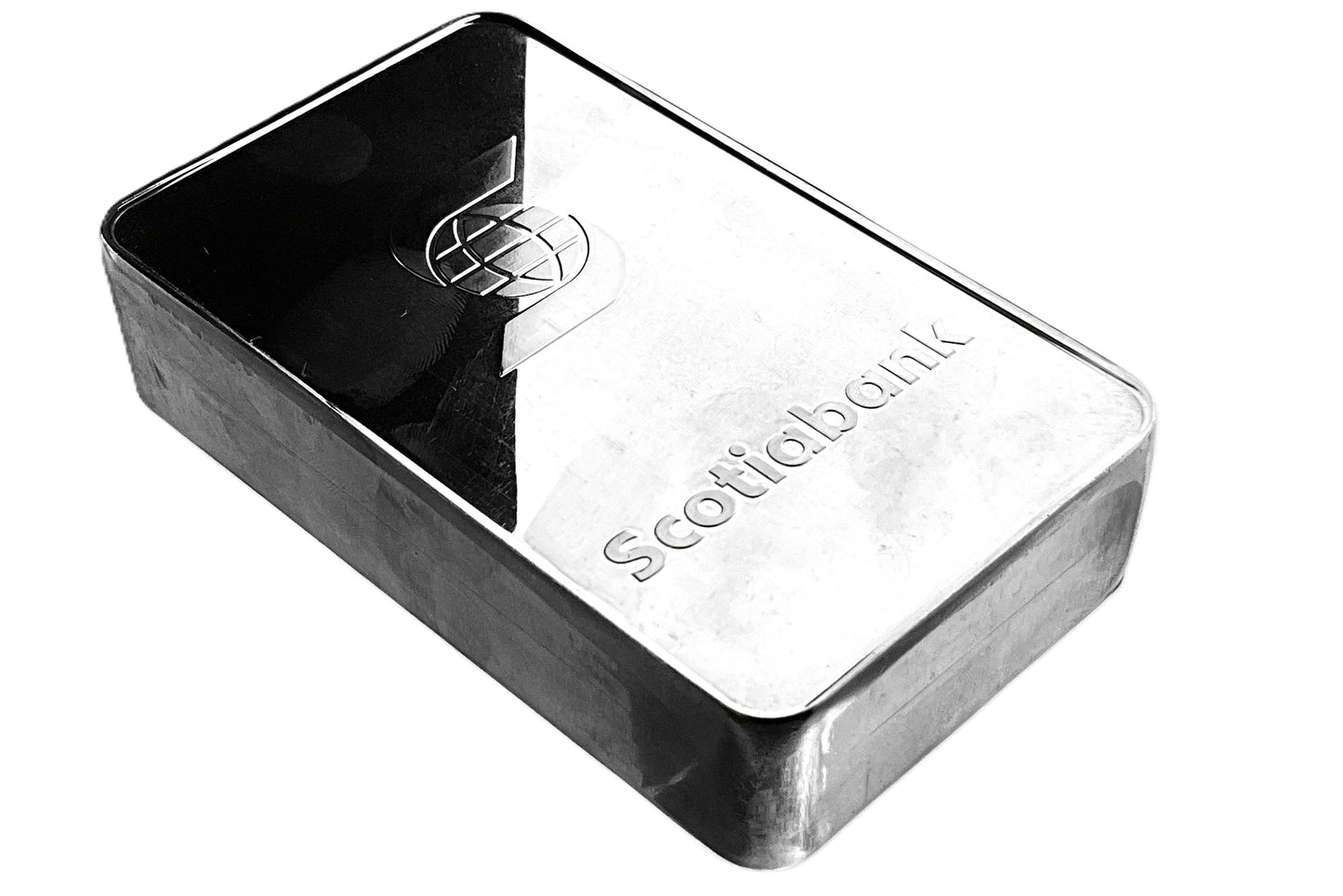 100 ozt Scotiabank 999 Silver Ingot Bar