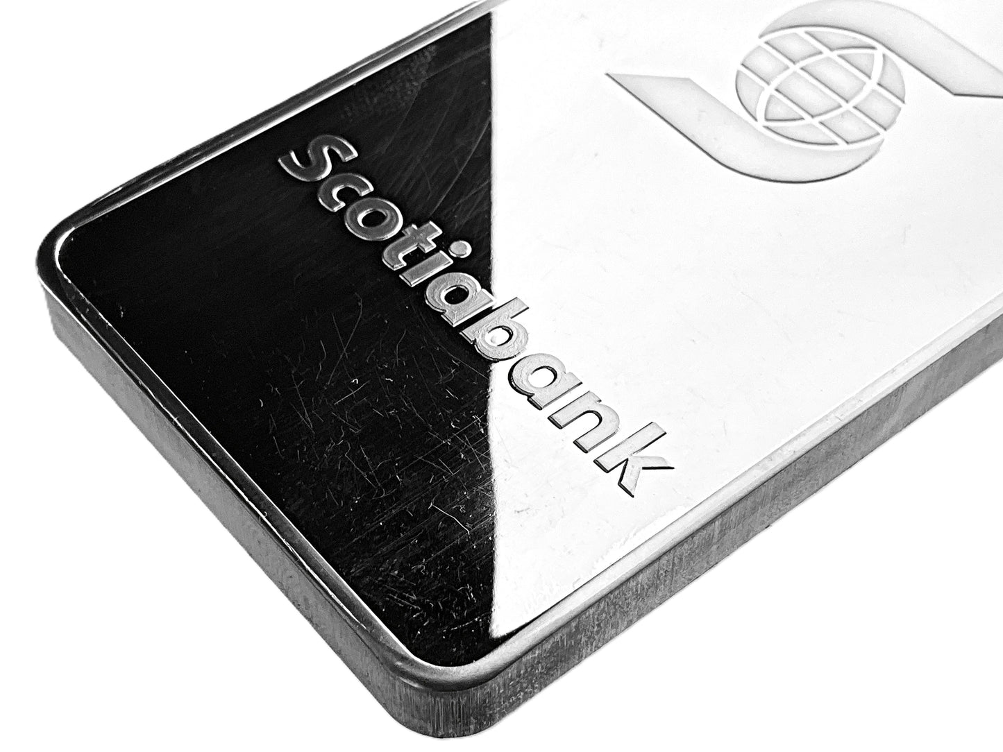 10 ozt Scotiabank Extruded 999 Silver Bar