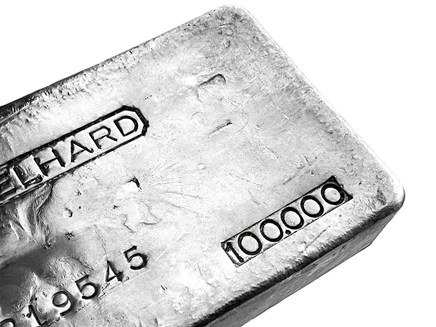 100 ozt Vintage Engelhard 999 Silver Bar