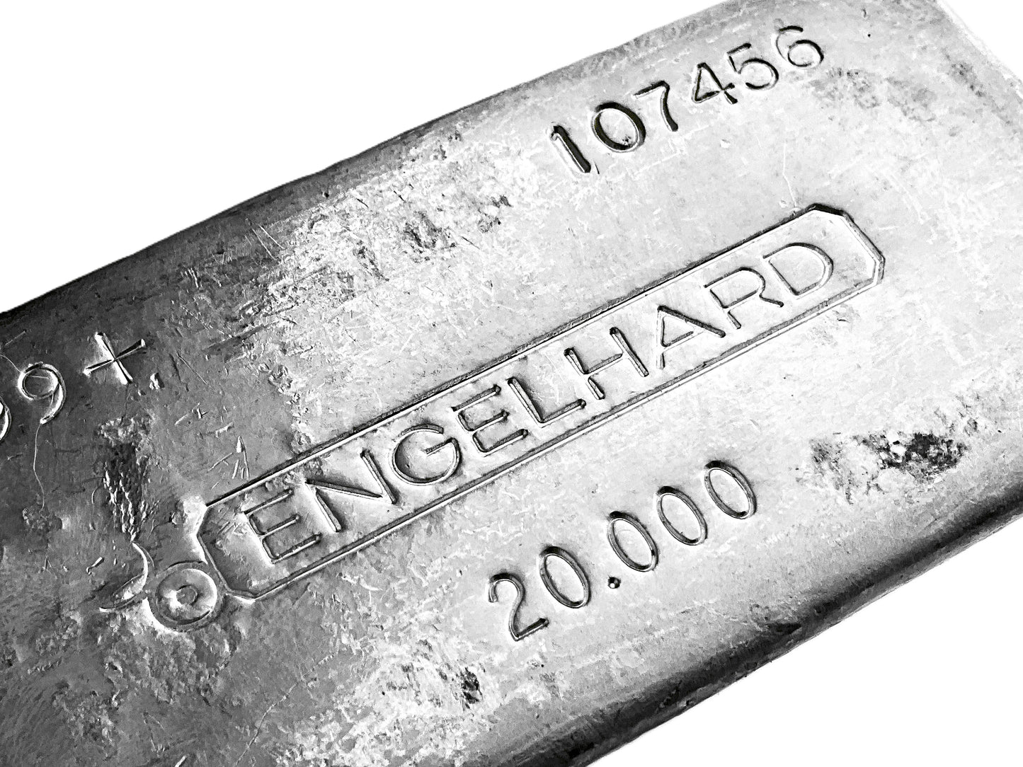 20 ozt Vintage Engelhard 999 Silver Bar