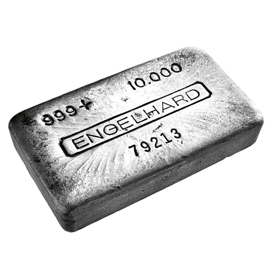 10 ozt Rare Poured Engelhard 999 Bar