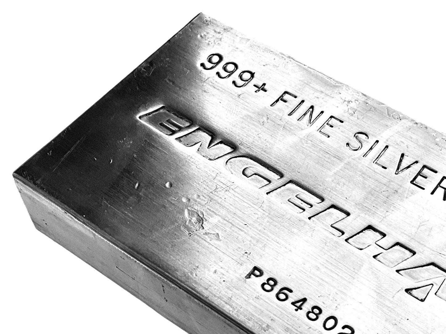 100 ozt Vintage Engelhard 999 Silver Bar