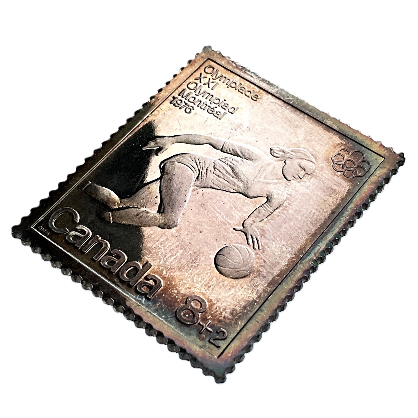 .500 ozt 1976 Olympic Basketball 999 Stamp