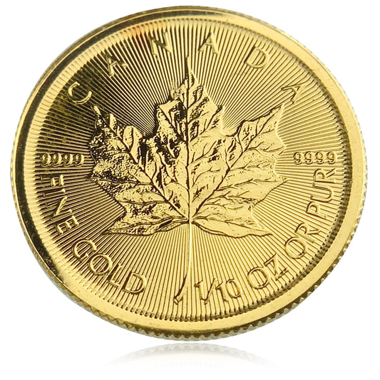 1/10 ozt Canadian Gold Maple