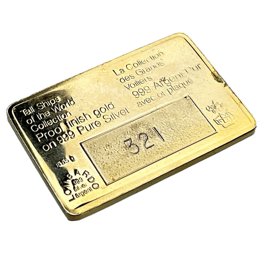 .500 ozt Gloria Tall Ship 999 Silver