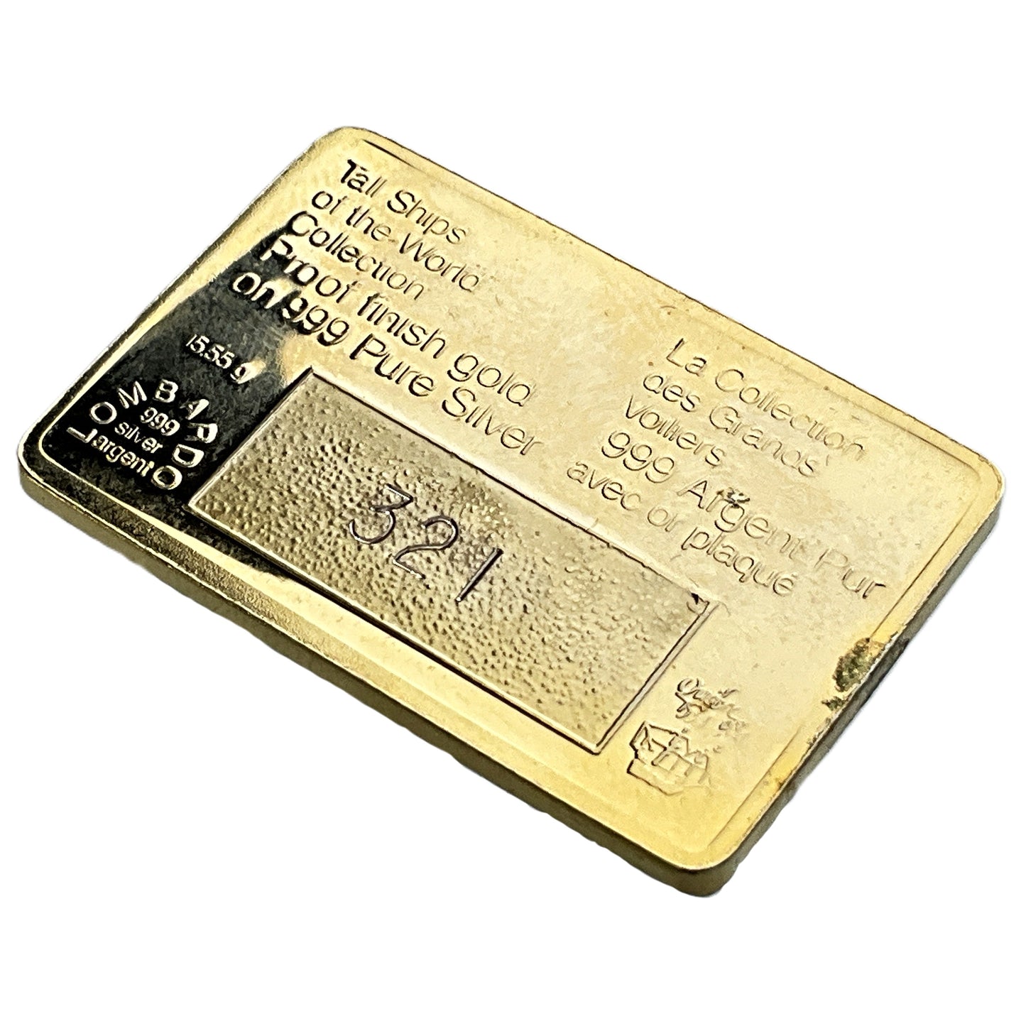 .500 ozt Gloria Tall Ship 999 Silver