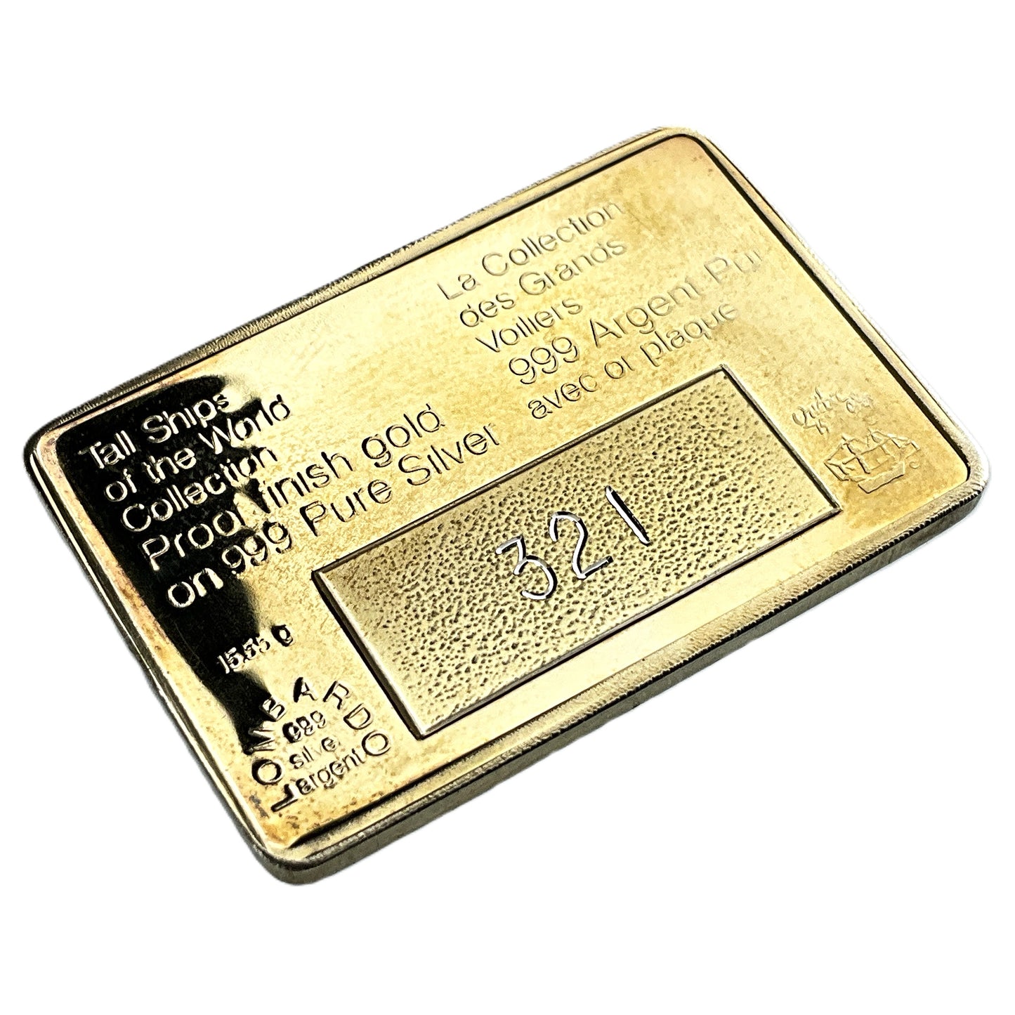 .500 ozt Empire Sandy Tall Ship 999 Silver