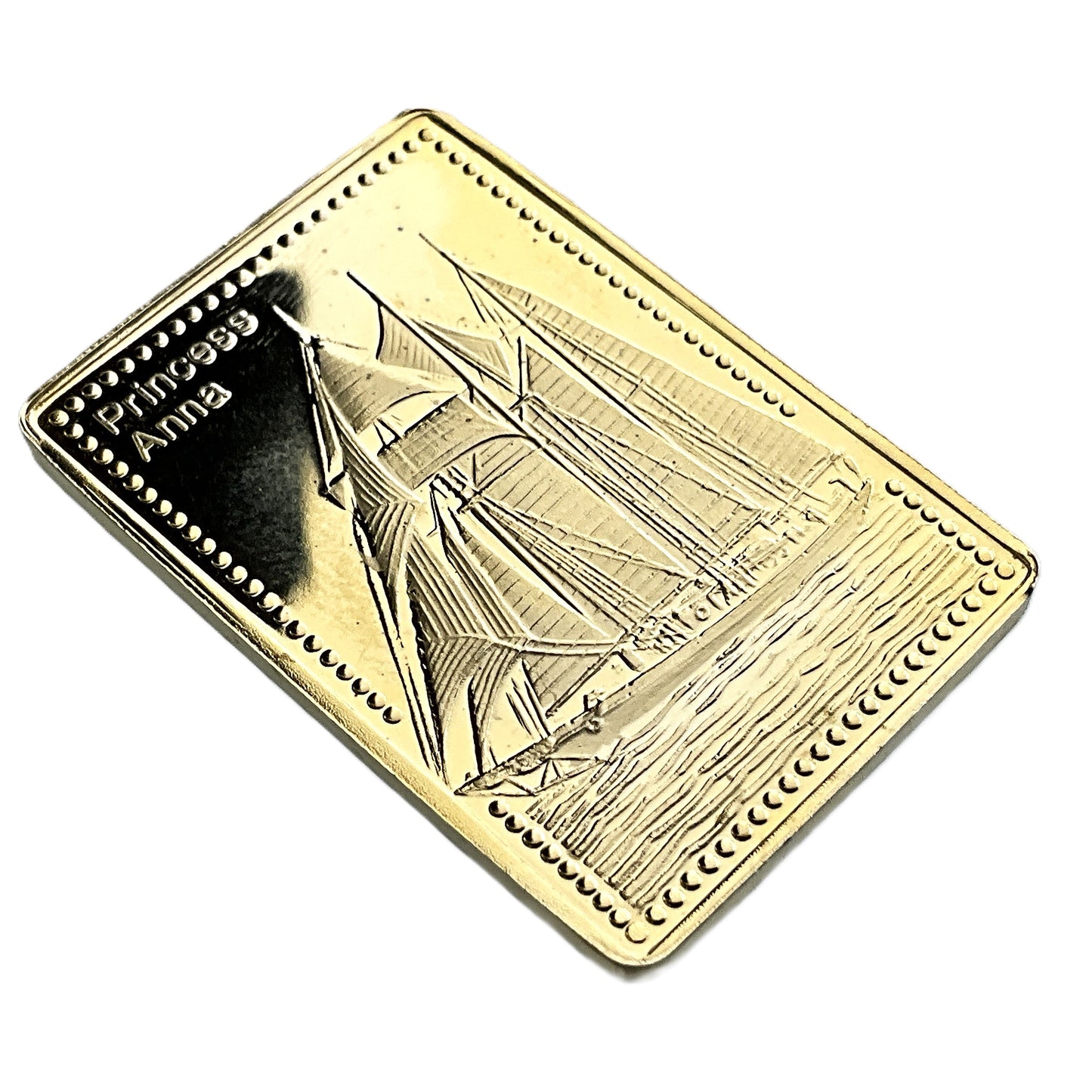 .500 ozt Princess Anna Tall Ship 999 Silver