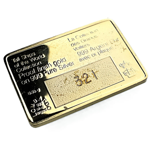 .500 ozt Princess Anna Tall Ship 999 Silver