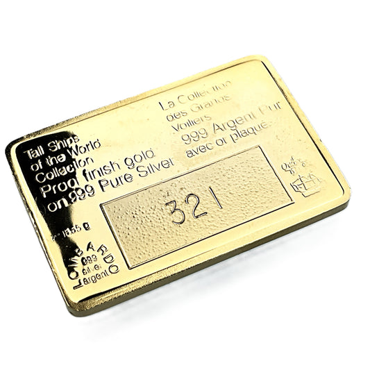 .500 ozt Aquila Marina Tall Ship 999 Silver