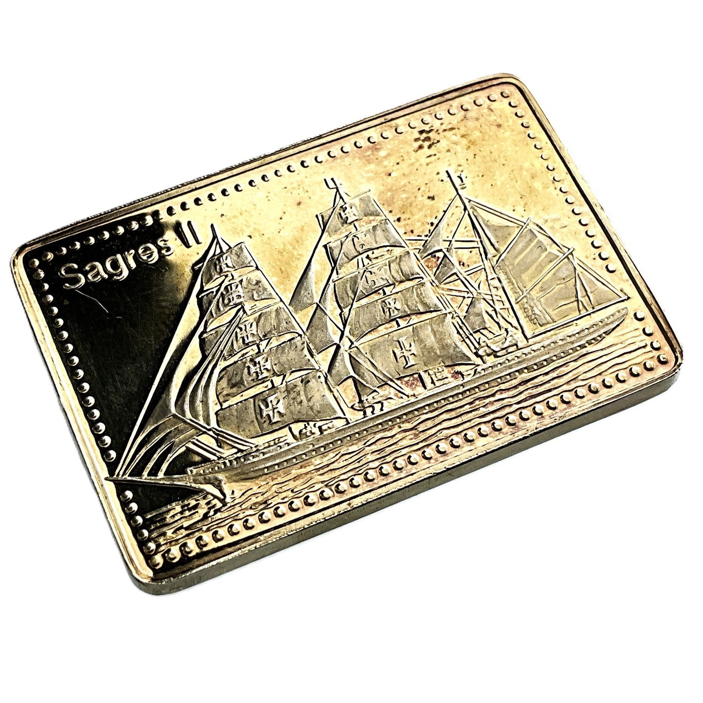 .500 ozt Sagres II Tall Ship 999 Silver