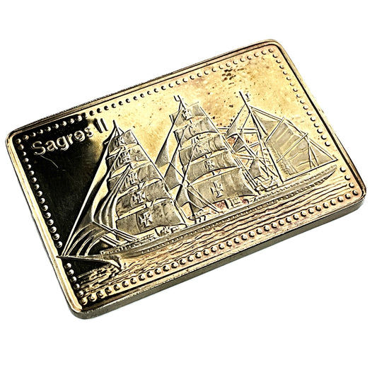 .500 ozt Sagres II Tall Ship 999 Silver