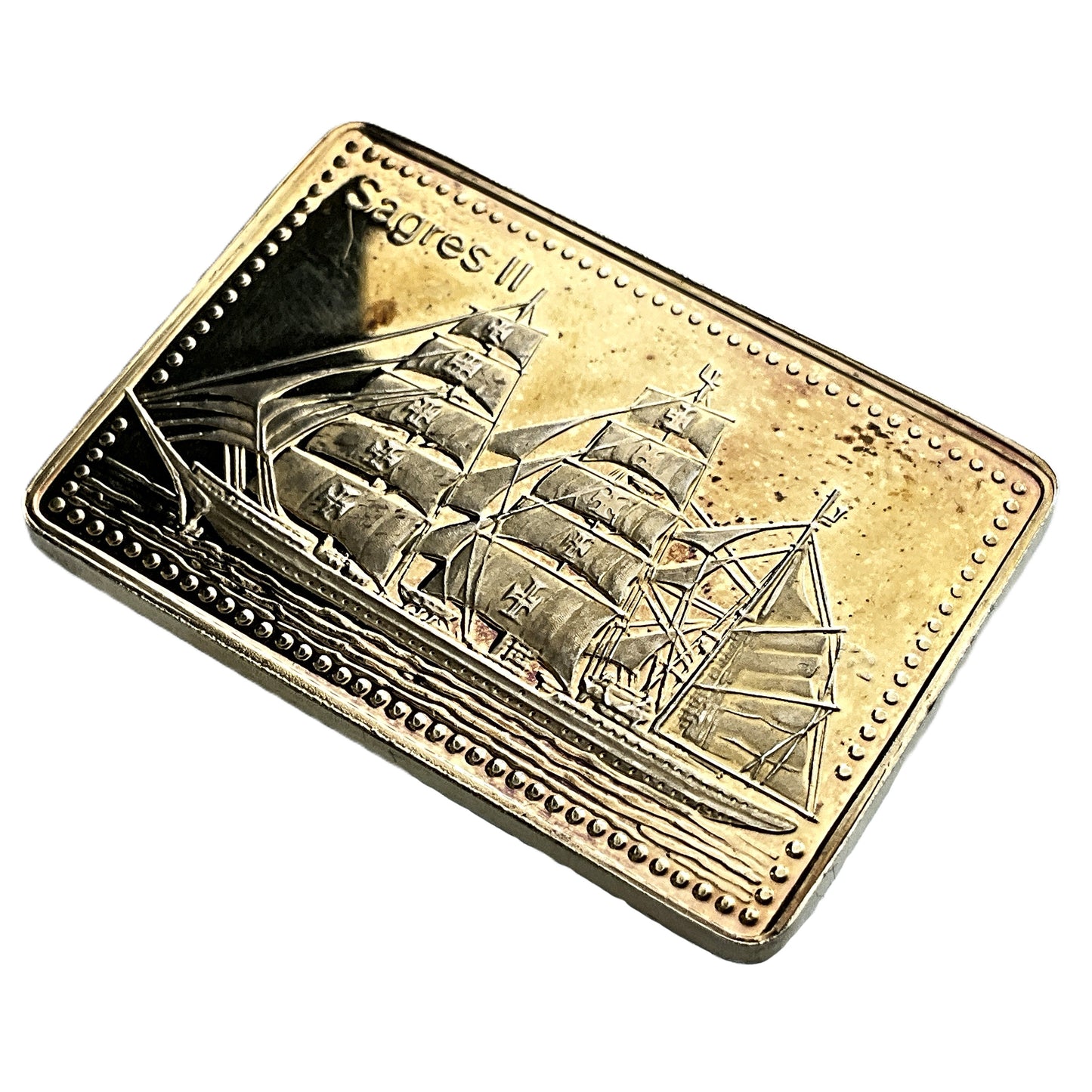 .500 ozt Sagres II Tall Ship 999 Silver