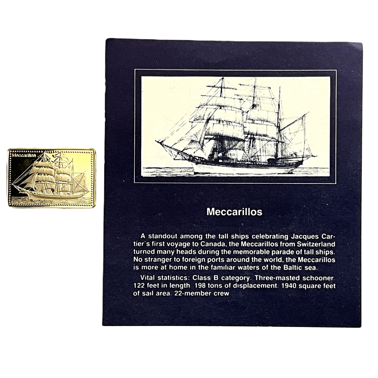 .500 ozt Meccarillos Tall Ship 999 Silver