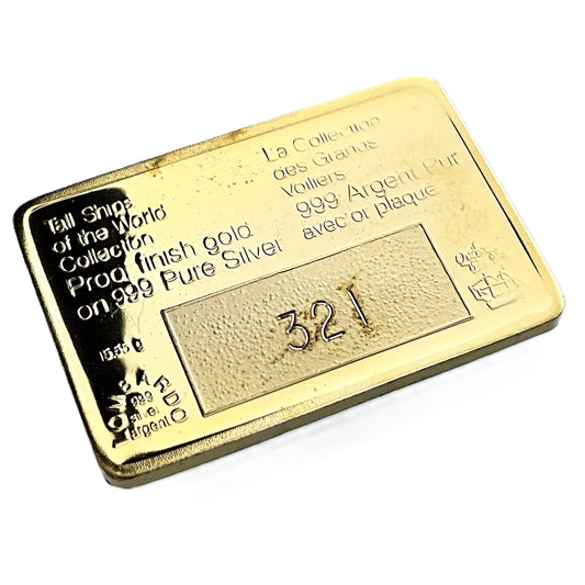 .500 ozt Czarny Tall Ship 999 Silver