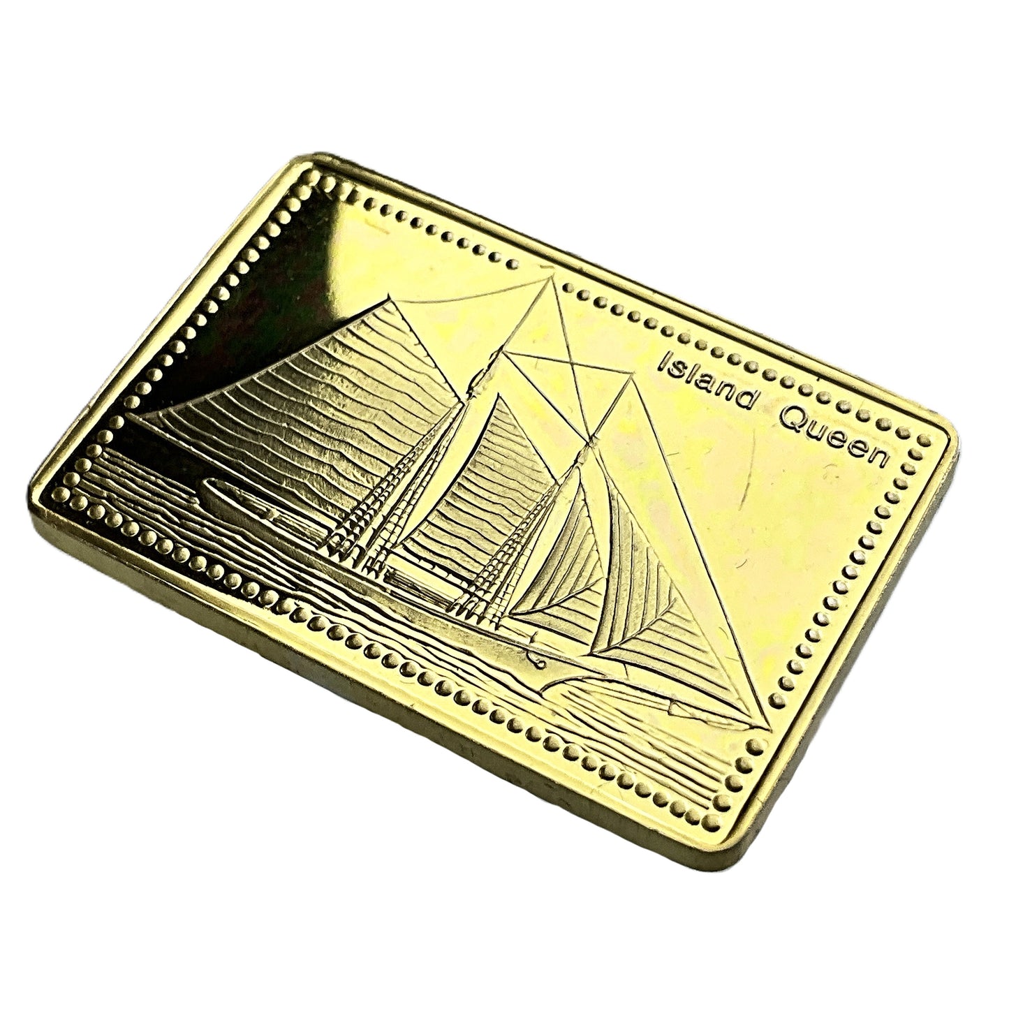 .500 ozt Island Queen Tall Ship 999 Silver