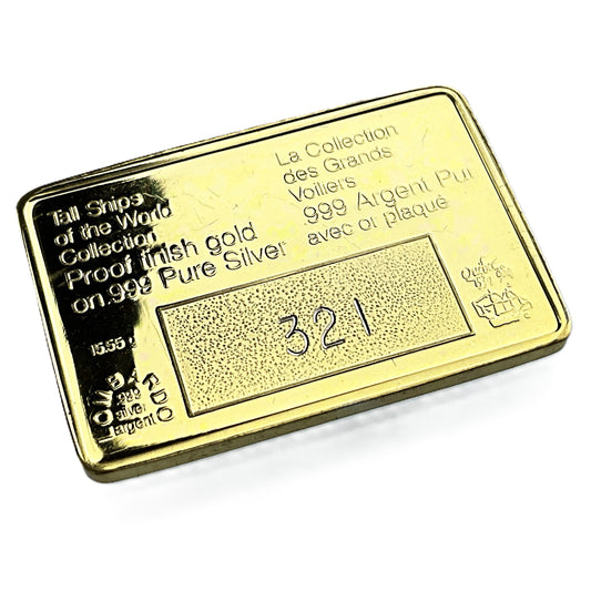 .500 ozt Island Queen Tall Ship 999 Silver