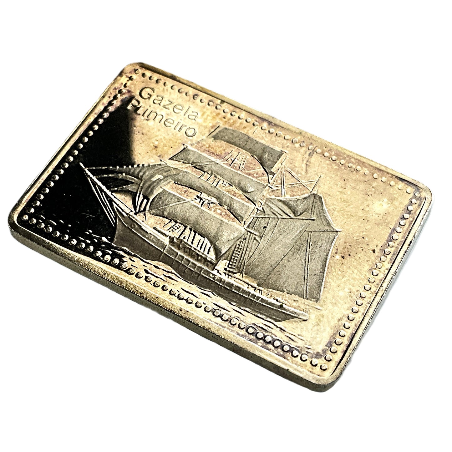 .500 ozt Gazela Primeiro Tall Ship 999 Silver