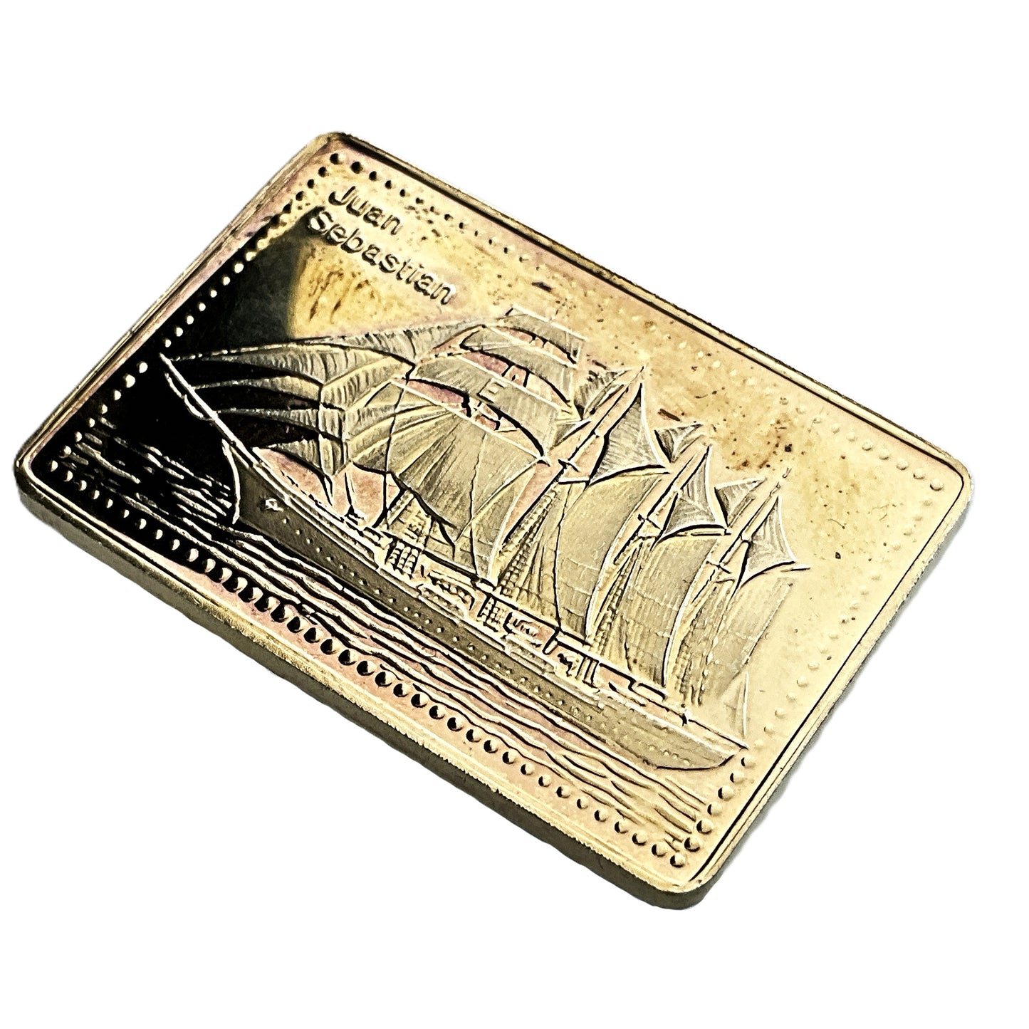 .500 ozt Juan Sebastian Tall Ship 999 Silver