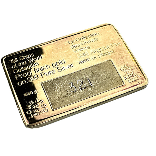 .500 ozt Marques Tall Ship 999 Silver