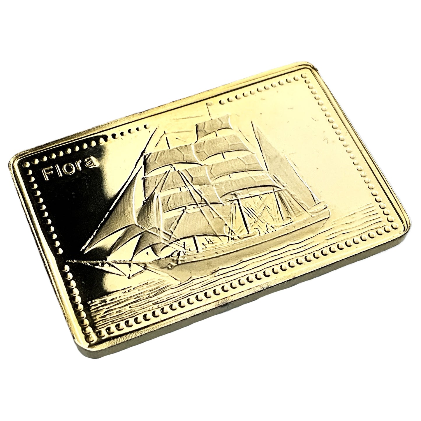 .500 ozt Flora Tall Ship 999 Silver