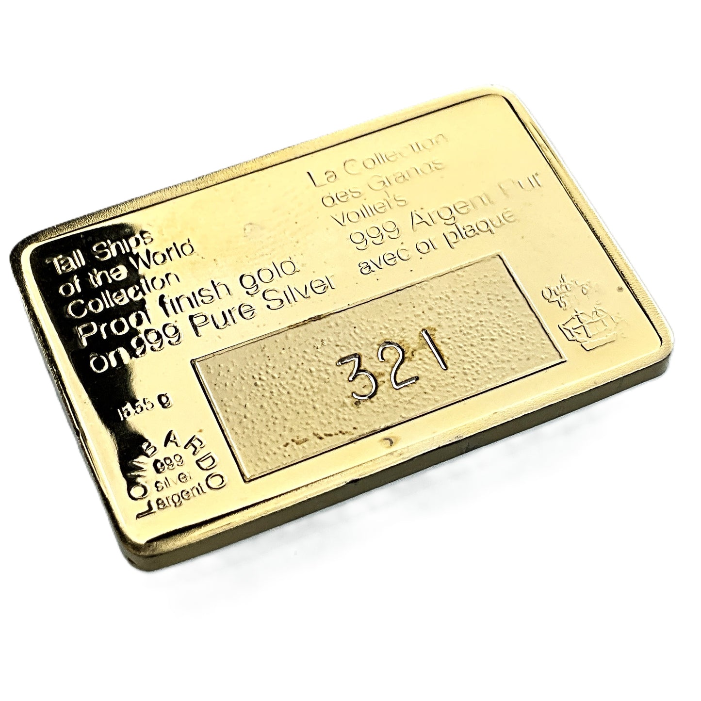 .500 ozt Flora Tall Ship 999 Silver