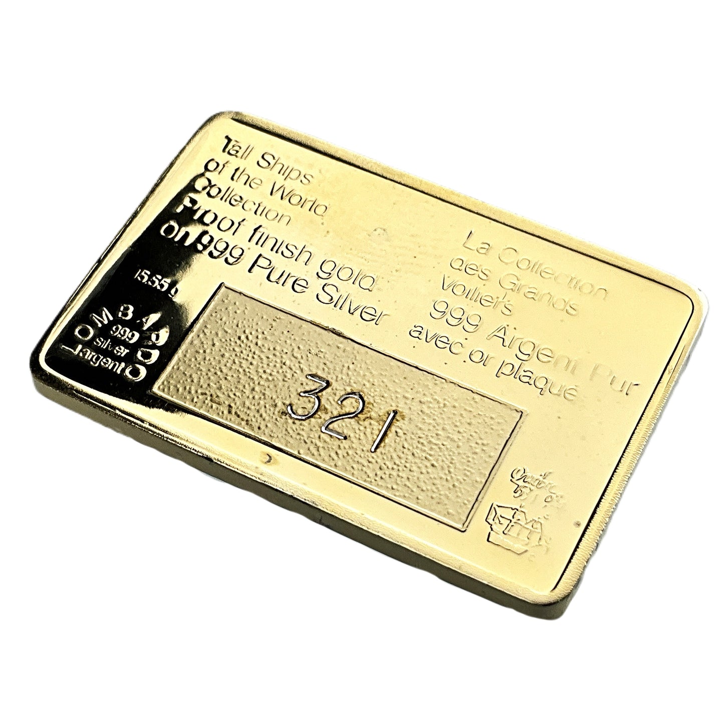 .500 ozt Flora Tall Ship 999 Silver