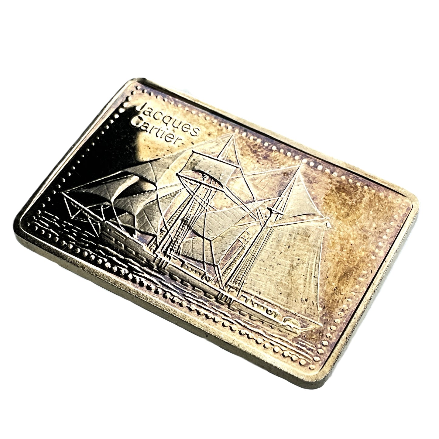 .500 ozt Jacques Cartier Tall Ship 999 Silver