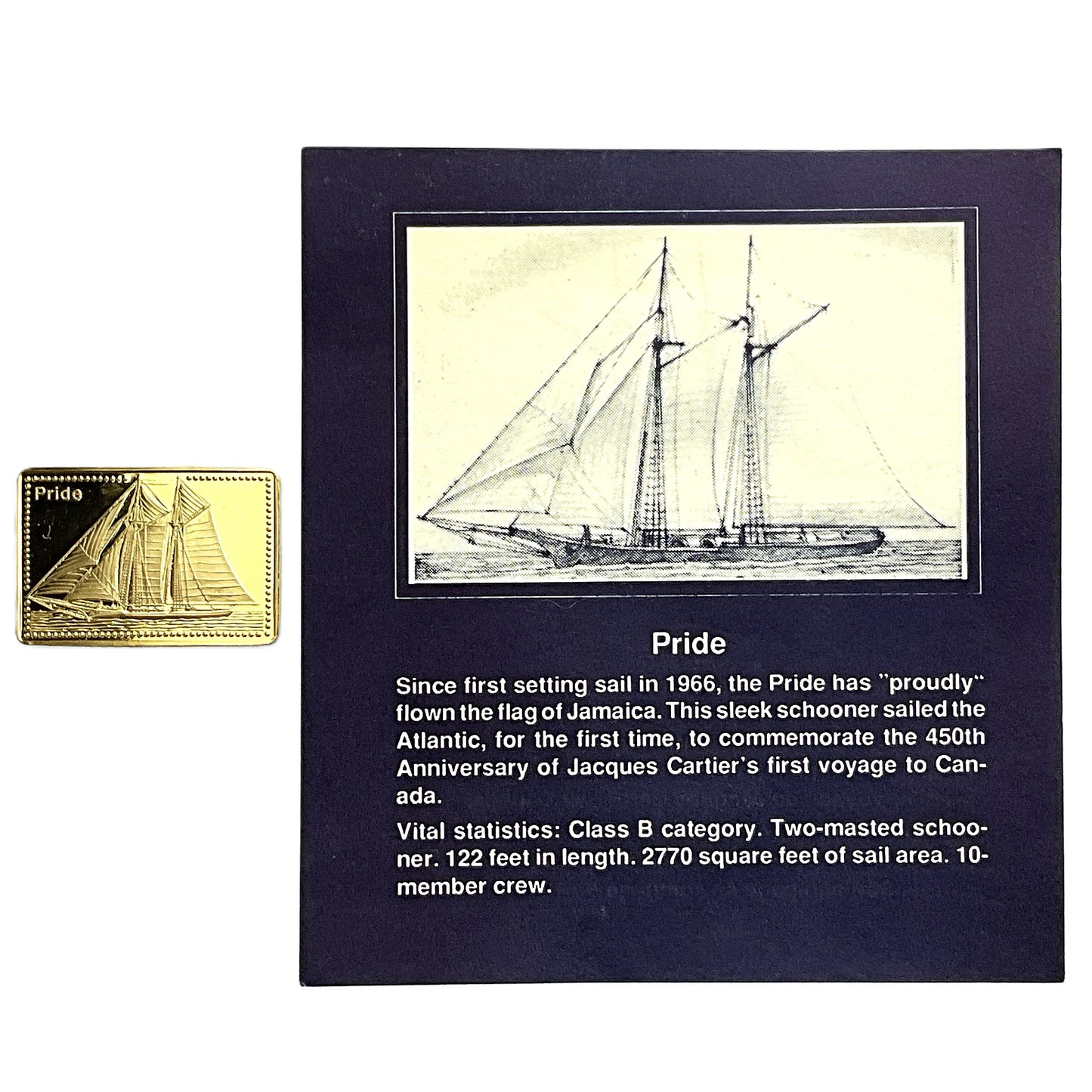 .500 ozt Pride Tall Ship 999 Silver