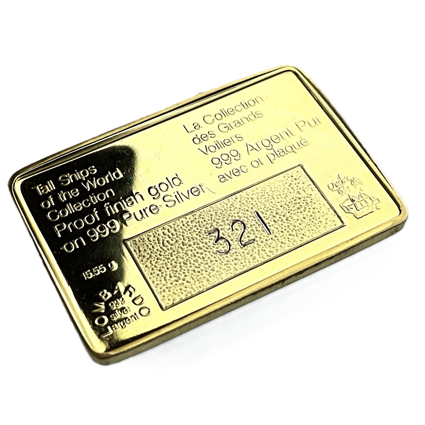 .500 ozt Pride Tall Ship 999 Silver