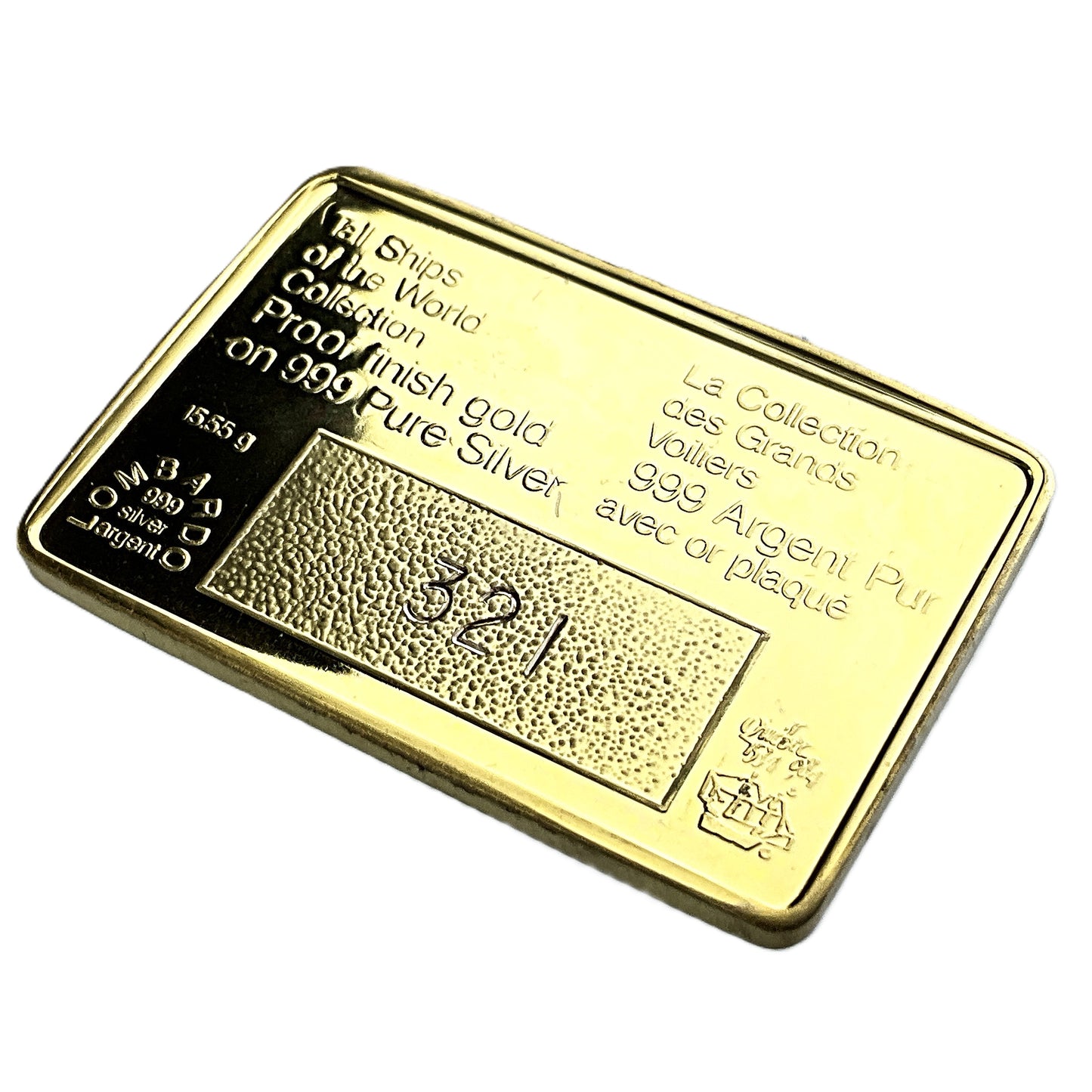 .500 ozt Pride Tall Ship 999 Silver