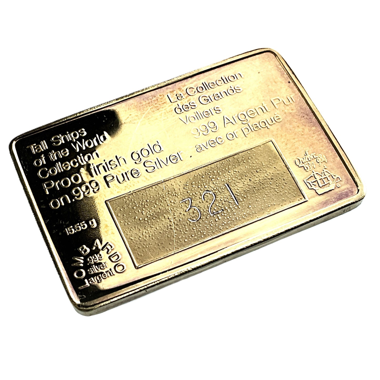 .500 ozt Tina V Tall Ship 999 Silver