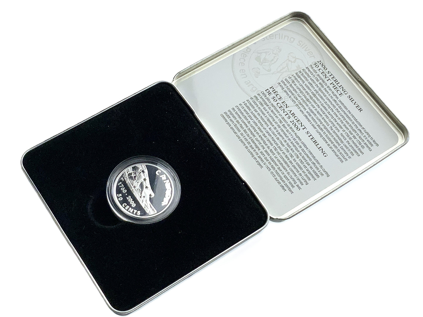 .277 ozt North America Curling Silver 50¢