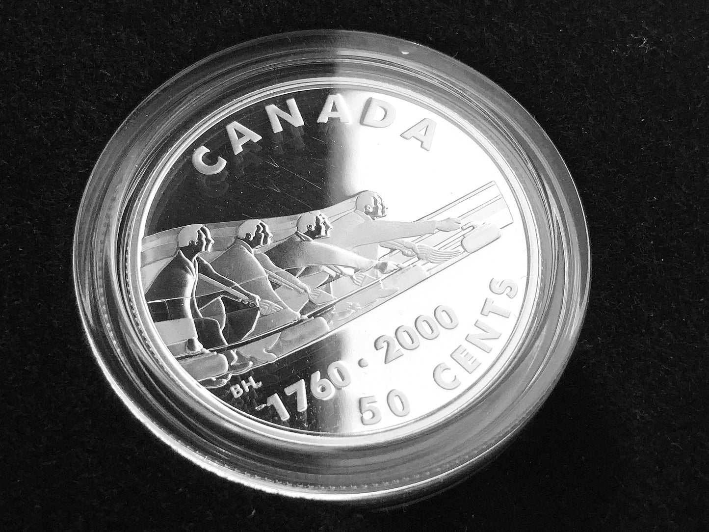 .277 ozt North America Curling Silver 50¢