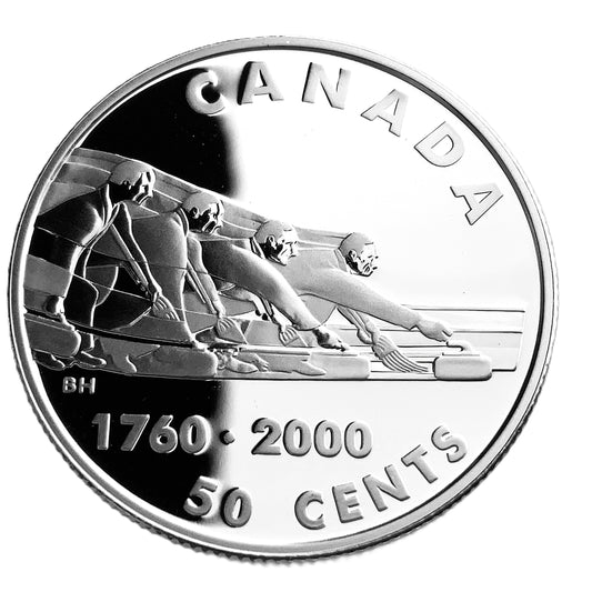 .277 ozt North America Curling Silver 50¢