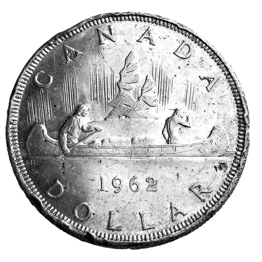 .600 ozt 1962 Canada Voyageur Silver $1