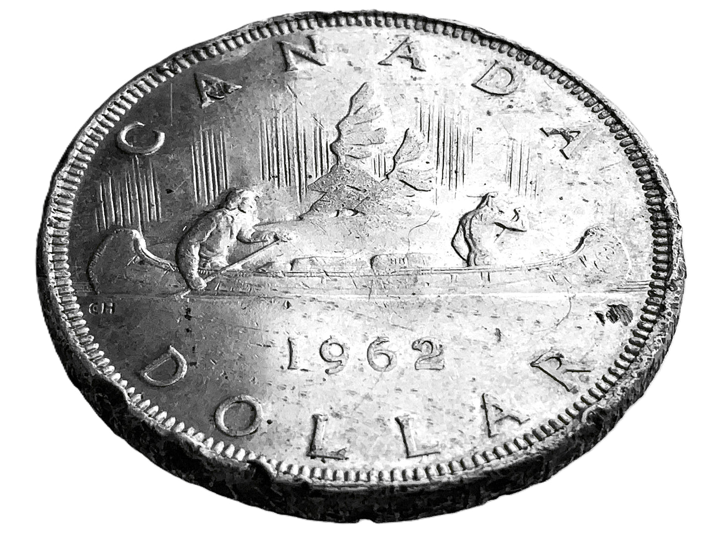 .600 ozt 1962 Canada Voyageur Silver $1