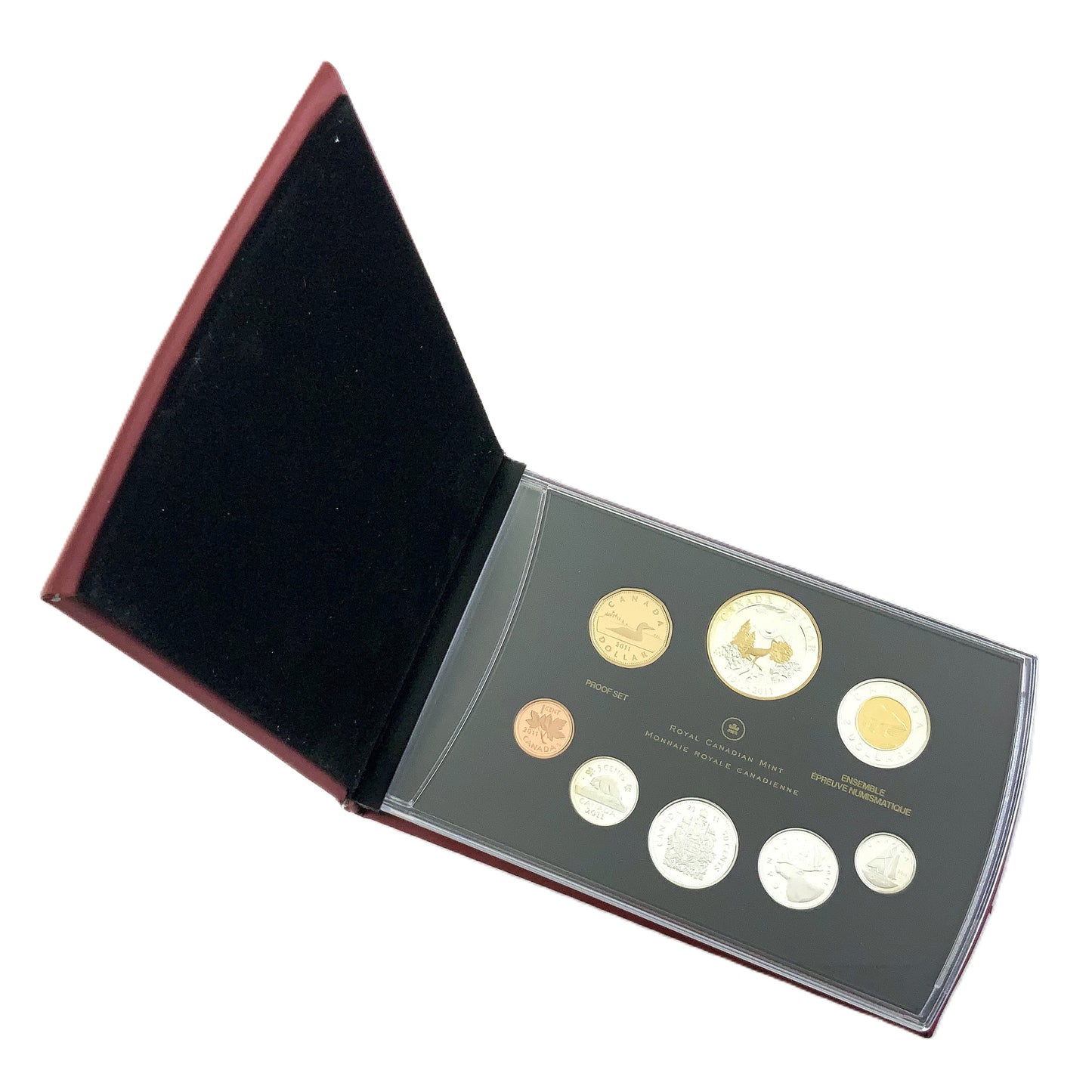 1.69 ozt 2011 100th Parks Loon RCM Proof Silver Set