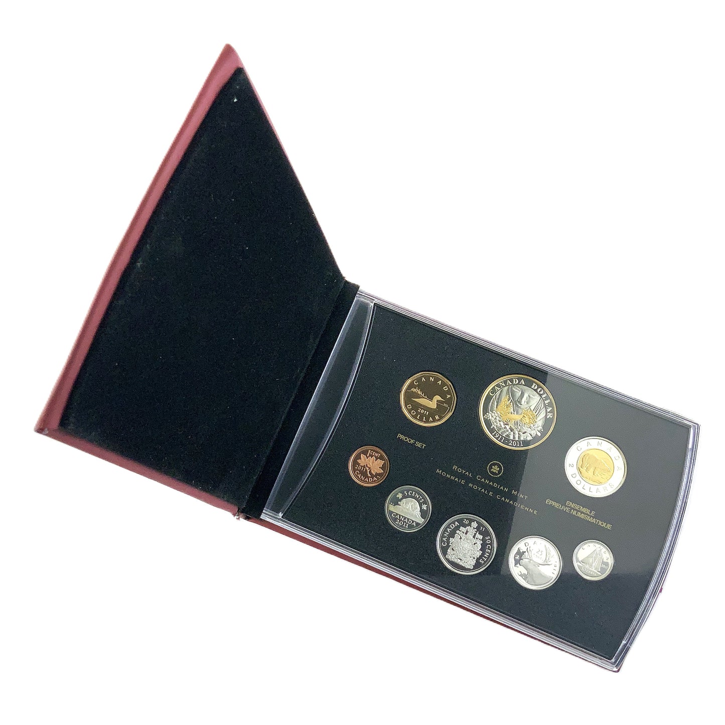 1.69 ozt 2011 100th Parks Loon RCM Proof Silver Set