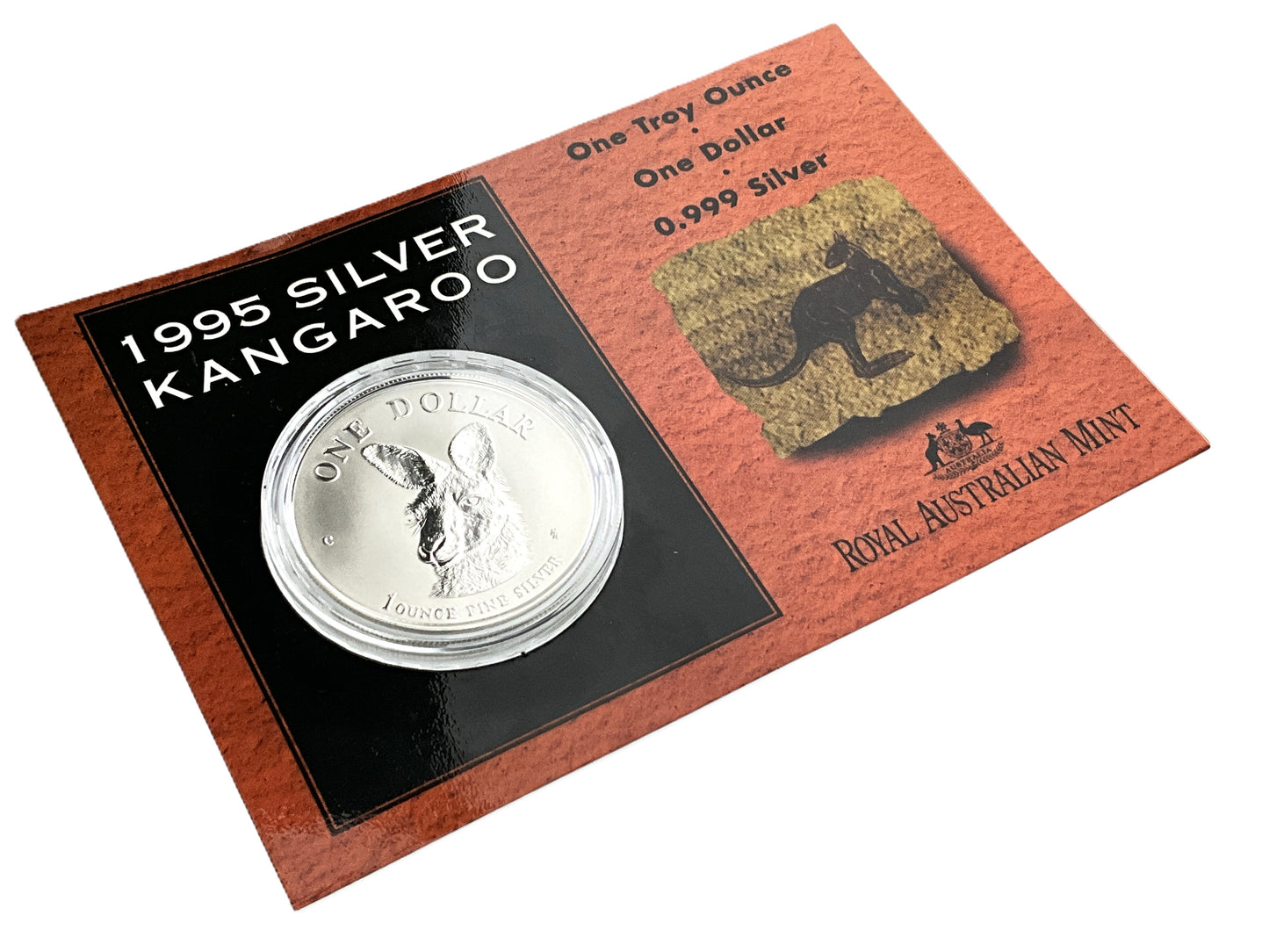1 ozt Australia Grey Kangaroo 999 Silver $1