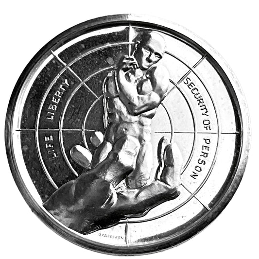 .661 ozt United Nations Silver Medal