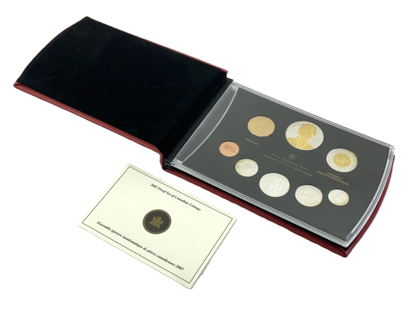 1.69 ozt 2007 Thayendanegea Loon RCM Proof Silver Set