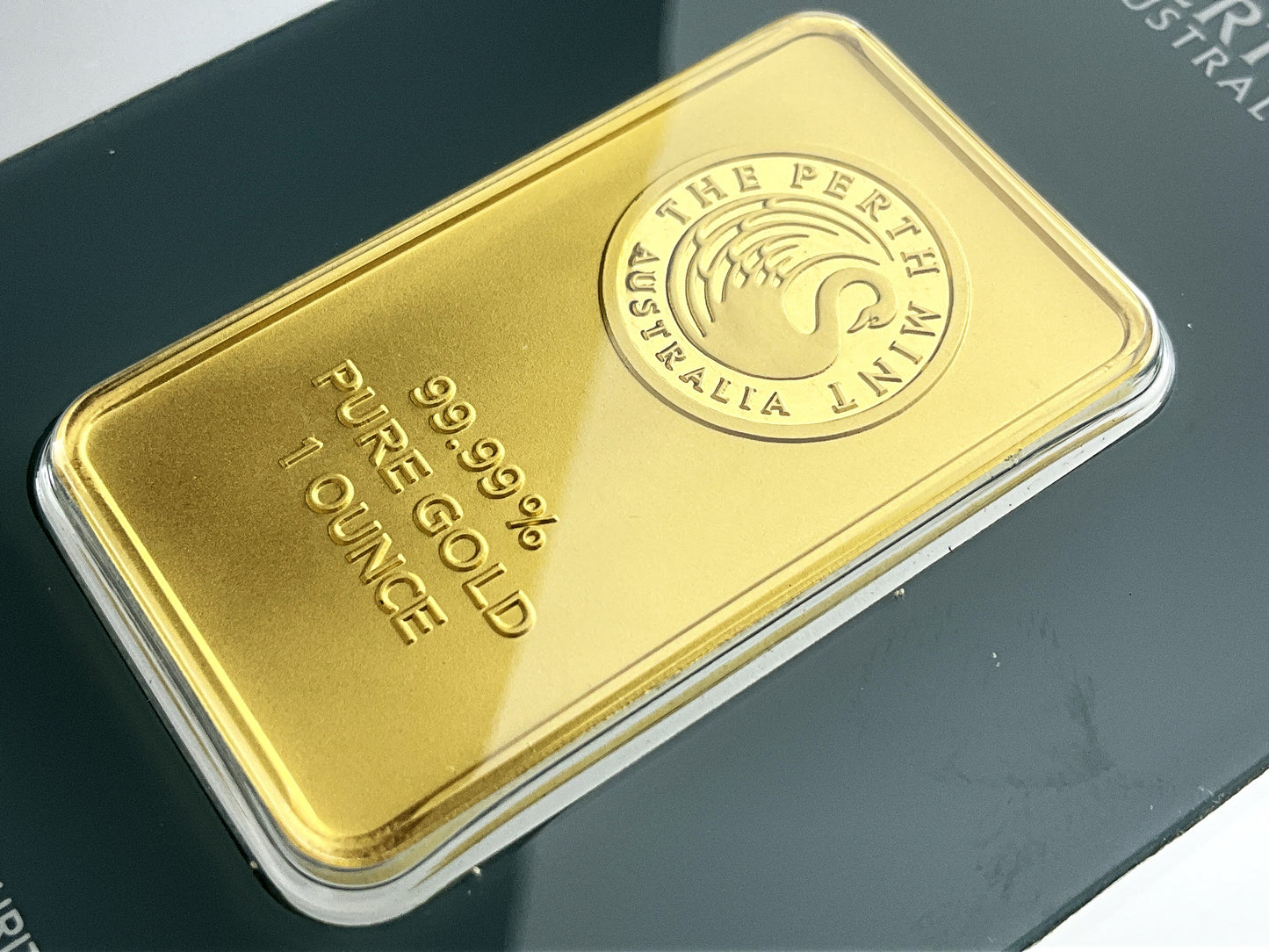 1 ozt Australia Perth Mint Gold 9999 Bar