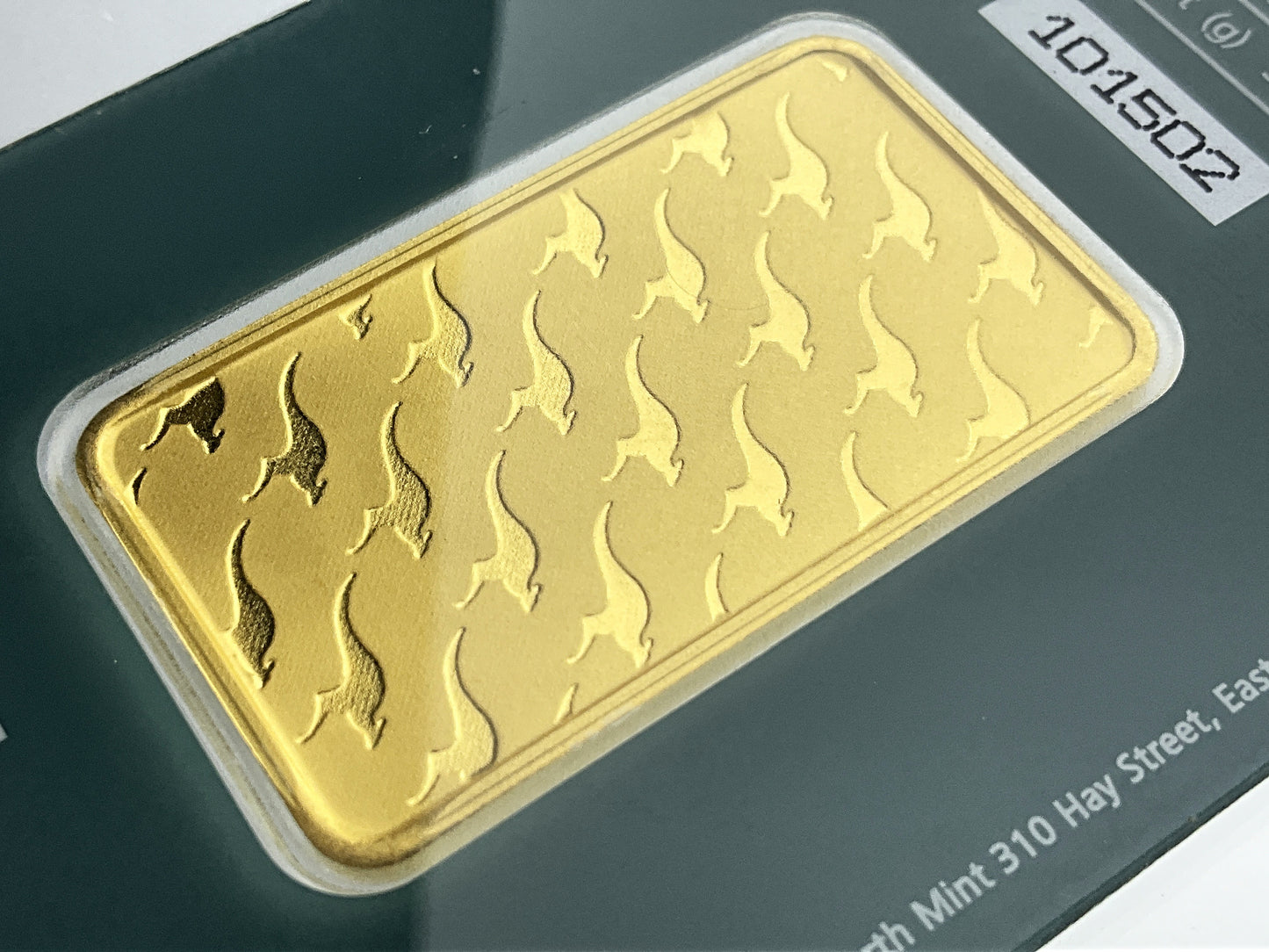 1 ozt Australia Perth Mint Gold 9999 Bar