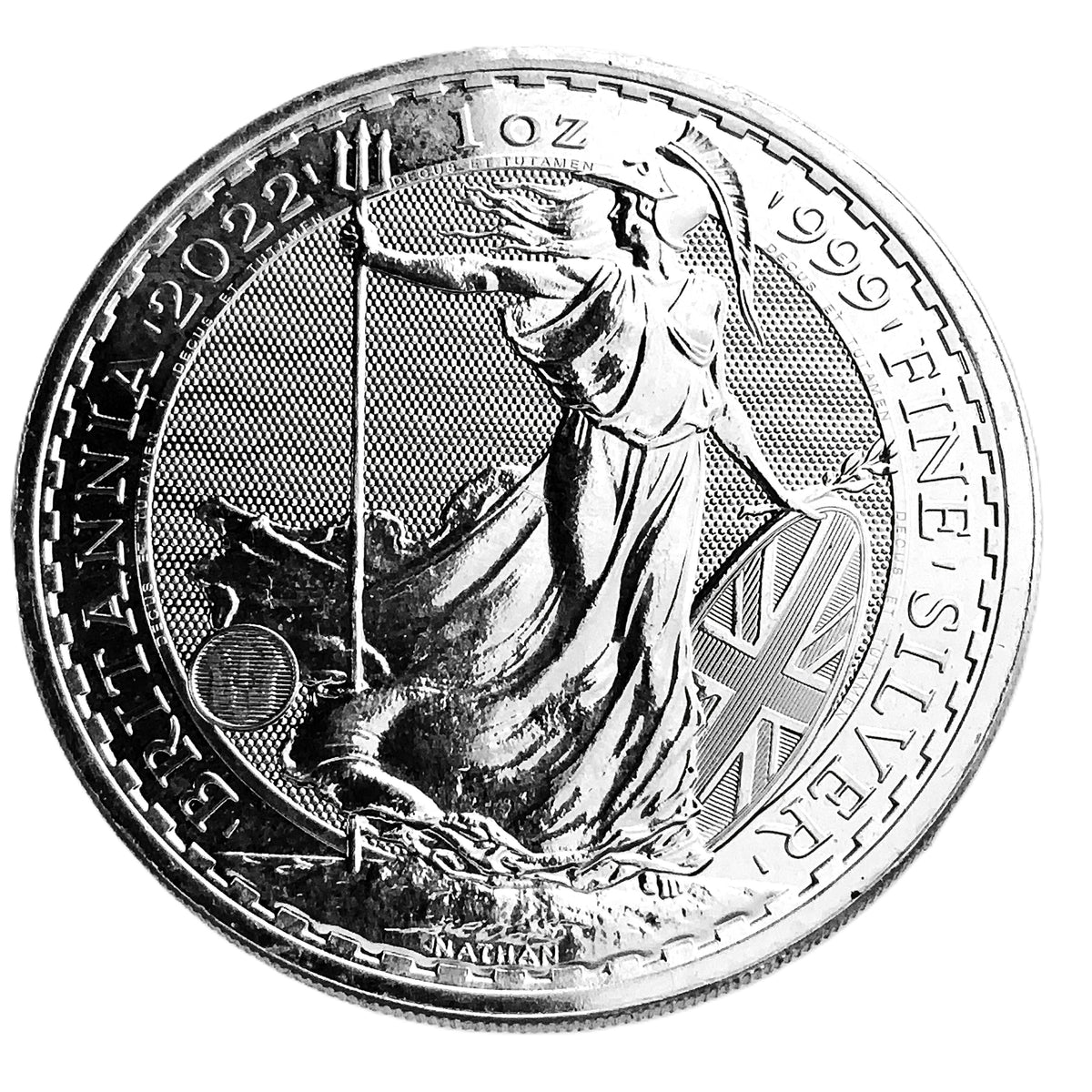 1 ozt British Britannia 999 Silver £2 Bullion Coin